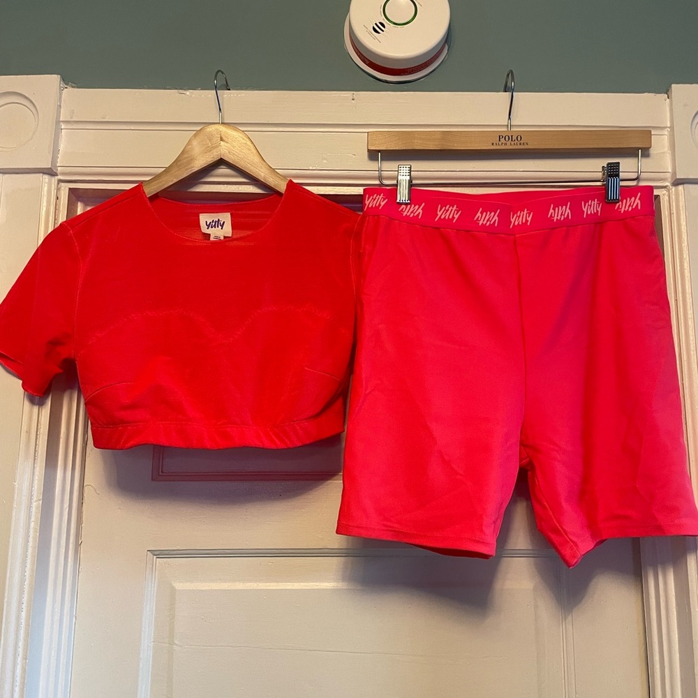 Yitty Crop Top and Shorts Set